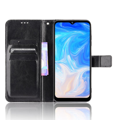 For Doogee N40 Pro Crazy Horse Texture Horizontal Flip Leather Case with Holder & Card Slots & Lanyard(Black) - More Brand by PMC Jewellery | Online Shopping South Africa | PMC Jewellery | Buy Now Pay Later Mobicred