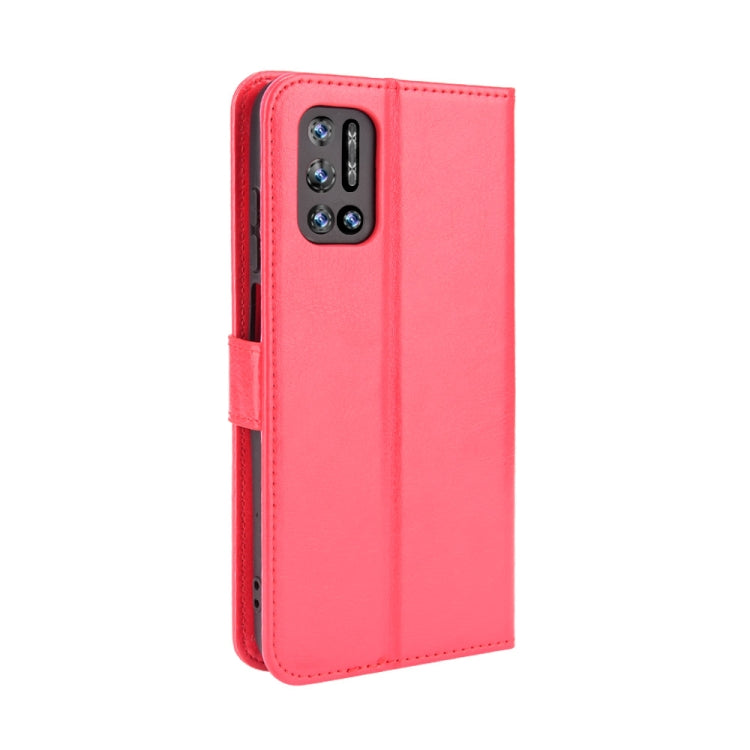For Doogee N40 Pro Crazy Horse Texture Horizontal Flip Leather Case with Holder & Card Slots & Lanyard(Red) - More Brand by PMC Jewellery | Online Shopping South Africa | PMC Jewellery | Buy Now Pay Later Mobicred