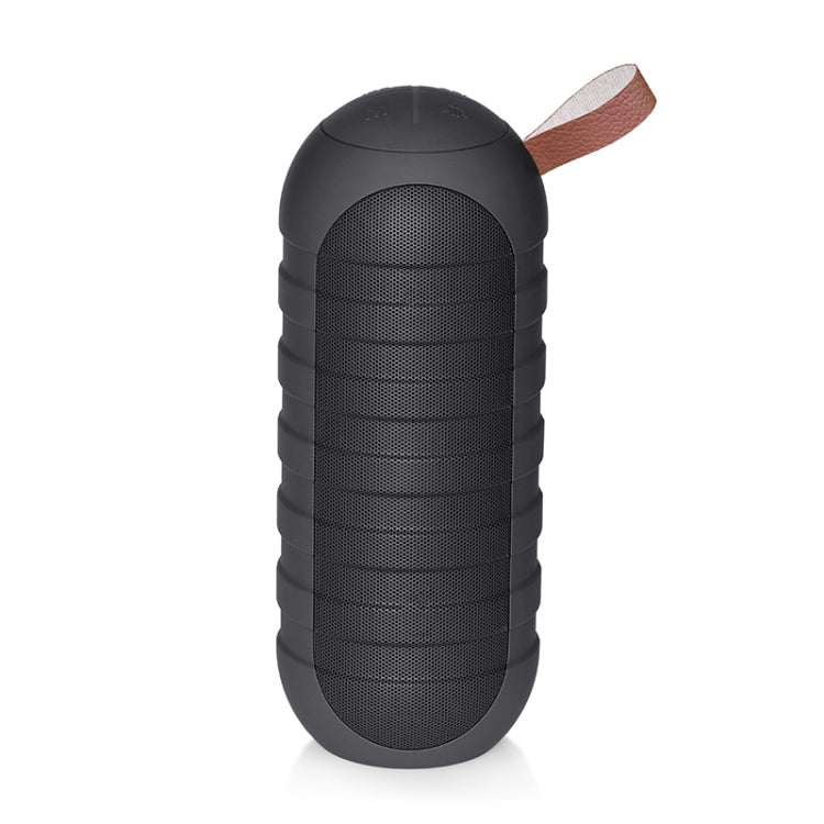 NewRixing NR-3025 TWS Outdoor Portable Splashproof Bluetooth Speaker with Flashlight Function(Black) - free shipping - PMC Jewellery - Order now!