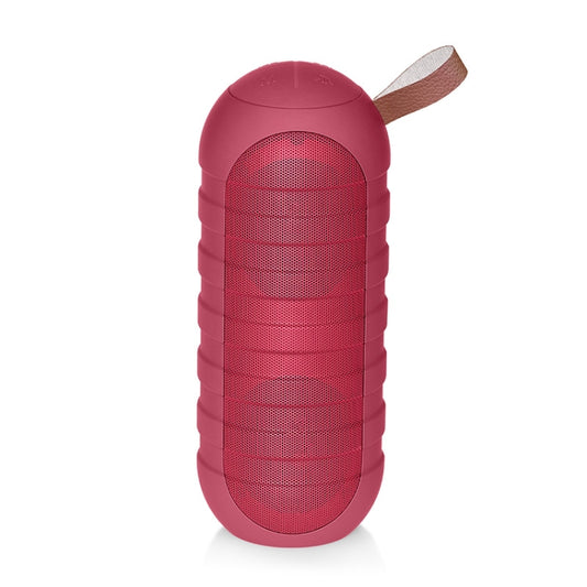 NewRixing NR-3025 TWS Outdoor Portable Splashproof Bluetooth Speaker with Flashlight Function(Red) - Desktop Speaker by NewRixing | Online Shopping South Africa | PMC Jewellery | Buy Now Pay Later Mobicred