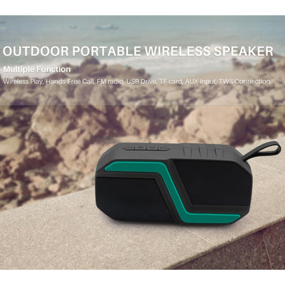 NewRixing NR-5019 Outdoor Portable Bluetooth Speaker, Support Hands-free Call / TF Card / FM / U Disk(Red) - Desktop Speaker by NewRixing | Online Shopping South Africa | PMC Jewellery | Buy Now Pay Later Mobicred