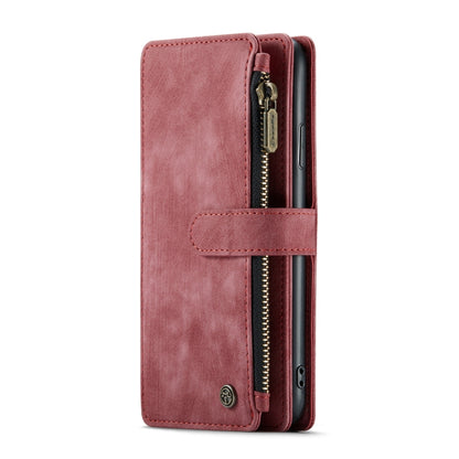 For iPhone 11 Pro Max CaseMe-C30 PU + TPU Multifunctional Horizontal Flip Leather Case with Holder & Card Slot & Wallet & Zipper Pocket (Red) - iPhone 11 Pro Max Cases by CaseMe | Online Shopping South Africa | PMC Jewellery | Buy Now Pay Later Mobicred