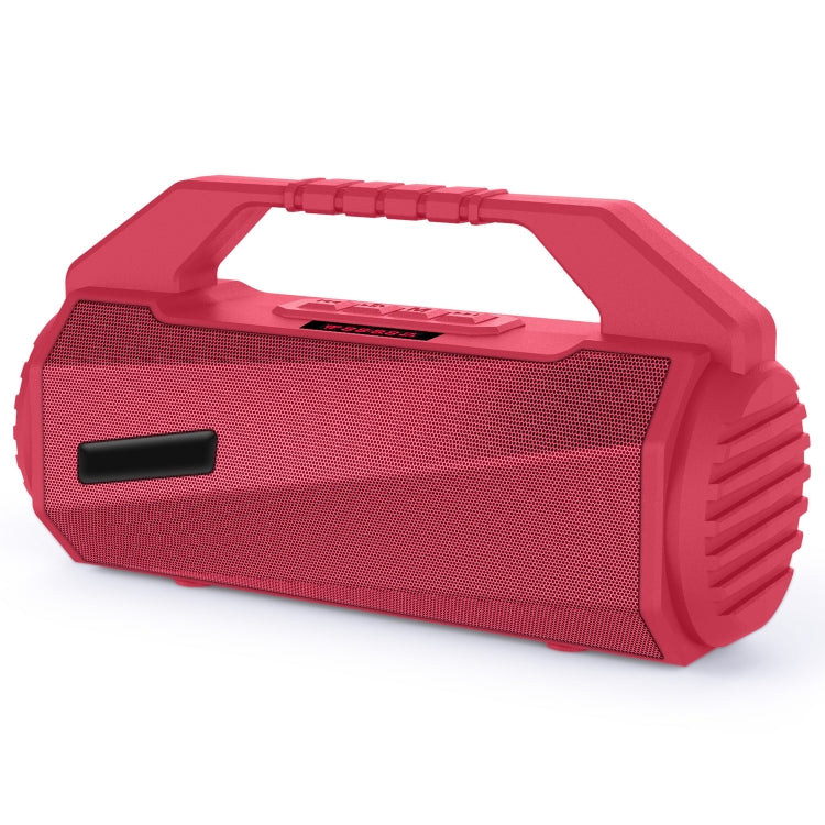 NewRixing NR-4025P with Screen Outdoor Splash-proof Water Portable Bluetooth Speaker, Support Hands-free Call / TF Card / FM / U Disk(Red) - Desktop Speaker by NewRixing | Online Shopping South Africa | PMC Jewellery | Buy Now Pay Later Mobicred