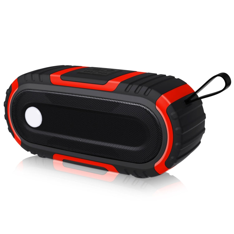 NewRixing NR-5016 Outdoor Splash-proof Water Bluetooth Speaker, Support Hands-free Call / TF Card / FM / U Disk(Red) - Desktop Speaker by NewRixing | Online Shopping South Africa | PMC Jewellery | Buy Now Pay Later Mobicred