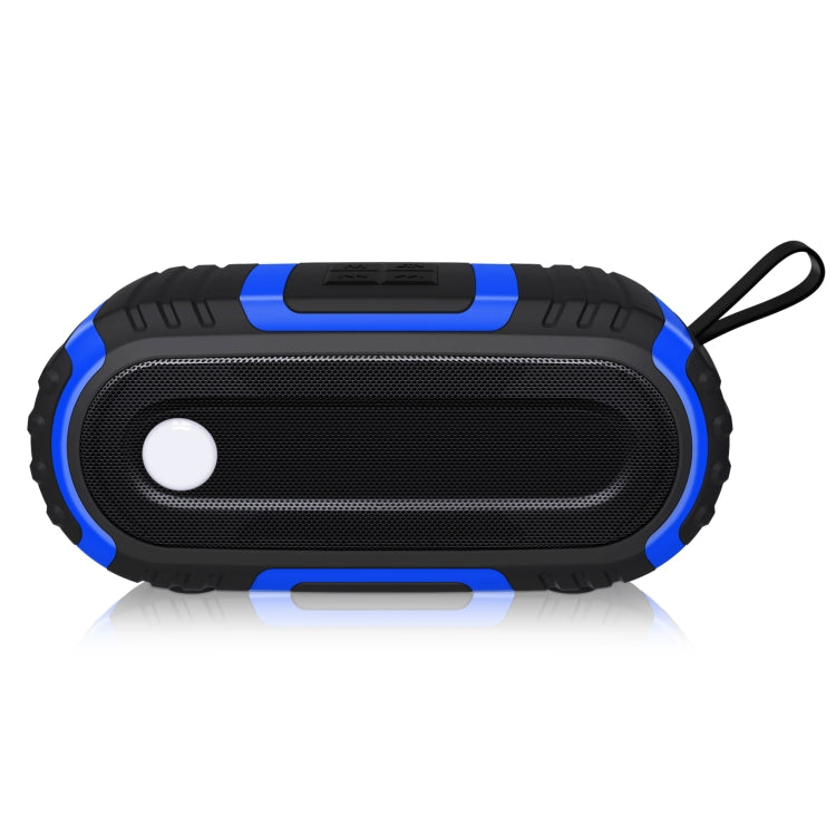 NewRixing NR-5016 Outdoor Splash-proof Water Bluetooth Speaker, Support Hands-free Call / TF Card / FM / U Disk(Blue) - Desktop Speaker by NewRixing | Online Shopping South Africa | PMC Jewellery | Buy Now Pay Later Mobicred