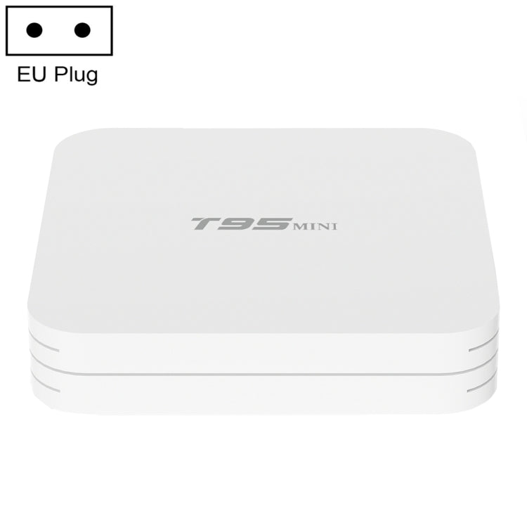 T95MINI 4K HD Network TV Set Top Box, Android 10.0, Allwinner H313 Quad Core 64-bit Cortex-A53, 1GB + 8GB, Support 2.4G WiFi, HDMI, AV, LAN, USB 2.0, EU Plug - Allwinner H3 by PMC Jewellery | Online Shopping South Africa | PMC Jewellery | Buy Now Pay Later Mobicred