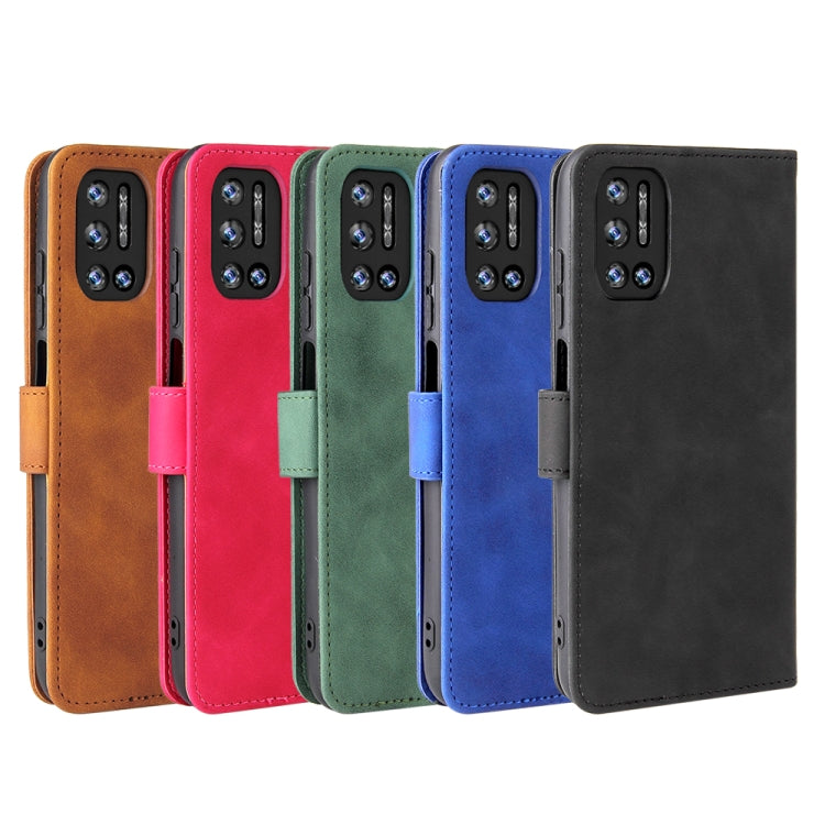 For Doogee N40 Pro Solid Color Skin Feel Magnetic Buckle Horizontal Flip PU Leather Case with Holder & Card Slots & Wallet(Green) - More Brand by PMC Jewellery | Online Shopping South Africa | PMC Jewellery | Buy Now Pay Later Mobicred