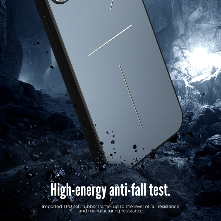 For iPhone 13 Pro Max R-JUST RJ-52 3-Line Style Metal TPU Shockproof Protective Case (Black) - iPhone 13 Pro Max Cases by R-JUST | Online Shopping South Africa | PMC TechLife | Buy Now Pay Later Mobicred