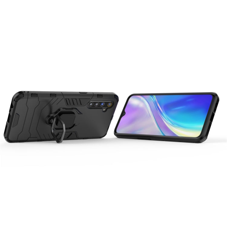 For OPPO Realme XT & K5 Shockproof PC + TPU Protective Case with Magnetic Ring Holder(Black) - Realme Cases by PMC TechLife | Online Shopping South Africa | PMC TechLife | Buy Now Pay Later Mobicred