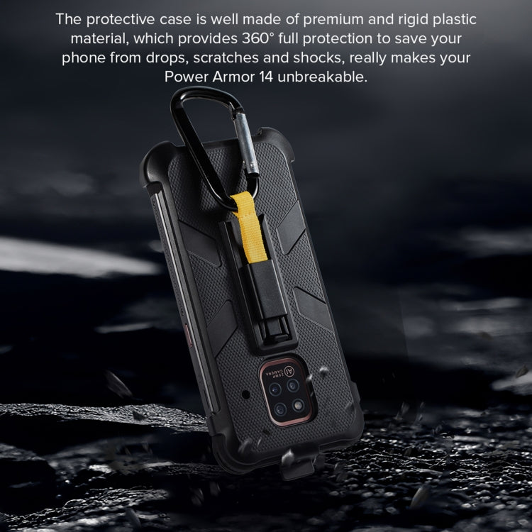 For Ulefone Power Armor 14 Ulefone Multifunctional TPU + PC Protective Case with Back Clip & Carabiner - free shipping - PMC Jewellery - Order now!