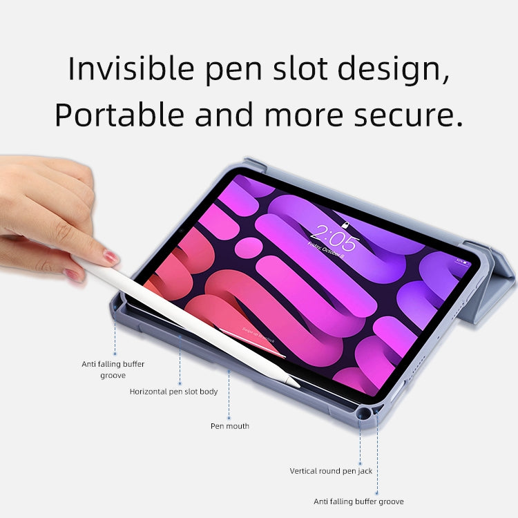 For iPad mini 6 / mini 2024 Mutural Pinyue Series Horizontal Flip Tablet Case with Holder & Pen Slot & Sleep / Wake-up Function(Black) - free shipping - PMC TechLife - Order now!