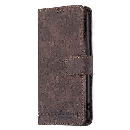For OPPO A74 4G / F19 4G Magnetic Clasp RFID Blocking Anti-Theft Leather Case with Holder & Card Slots & Wallet(Brown) - OPPO Cases by PMC Jewellery | Online Shopping South Africa | PMC Jewellery