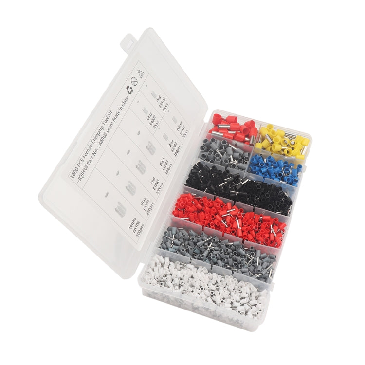 A6080 1800 in 1 Needle-shaped Tubular Cold-pressed Terminal - Booster Cable & Clip by PMC TechLife | Online Shopping South Africa | PMC TechLife | Buy Now Pay Later Mobicred