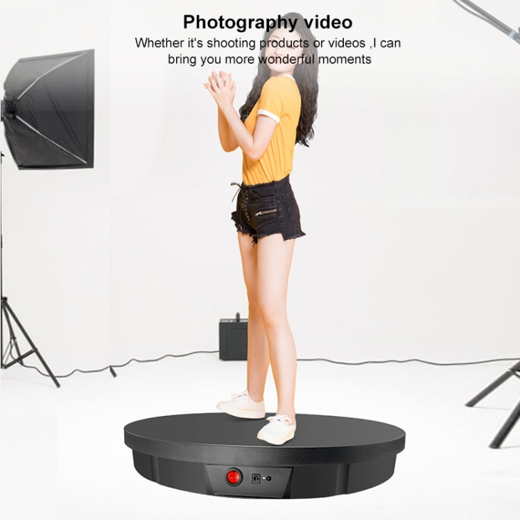 52cm Remote Control Electric Rotating Turntable Display Stand Video Shooting Props Turntable, Plug-in Power, Power Plug:US Plug(Black) -  by PMC TechLife | Online Shopping South Africa | PMC TechLife | Buy Now Pay Later Mobicred