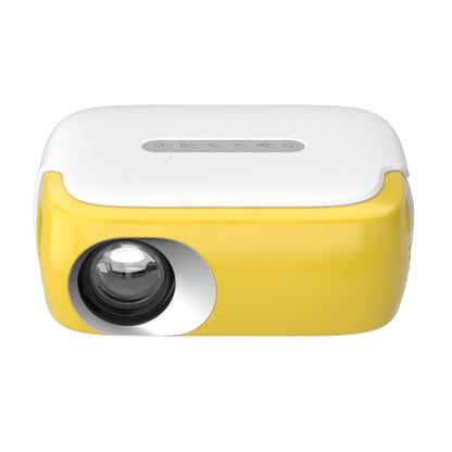 DR-860 1920x1080 1000 Lumens Portable Home Theater LED Projector, Plug Type: US Plug(Yellow  White) - LED Projector by PMC Jewellery | Online Shopping South Africa | PMC Jewellery | Buy Now Pay Later Mobicred