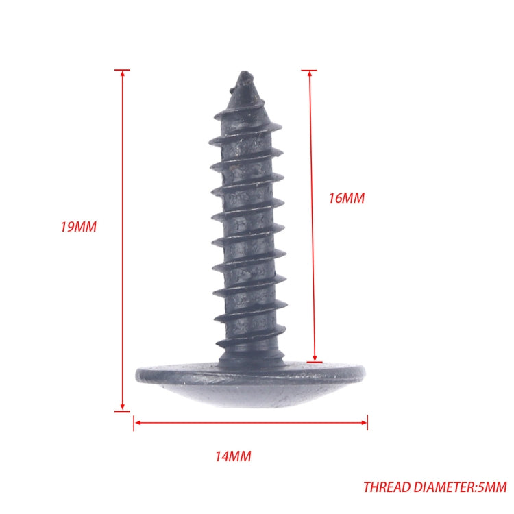 A5528 60 in 1 M5x16 Mudguard Screw with Clip Nut + Wrench N90775001 for Audi - Nuts & Bolts by PMC Jewellery | Online Shopping South Africa | PMC Jewellery | Buy Now Pay Later Mobicred