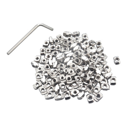 A5550 100 in 1 M4 European Standard T-shape Slide Nut with Wrench - Nuts & Bolts by PMC Jewellery | Online Shopping South Africa | PMC Jewellery | Buy Now Pay Later Mobicred