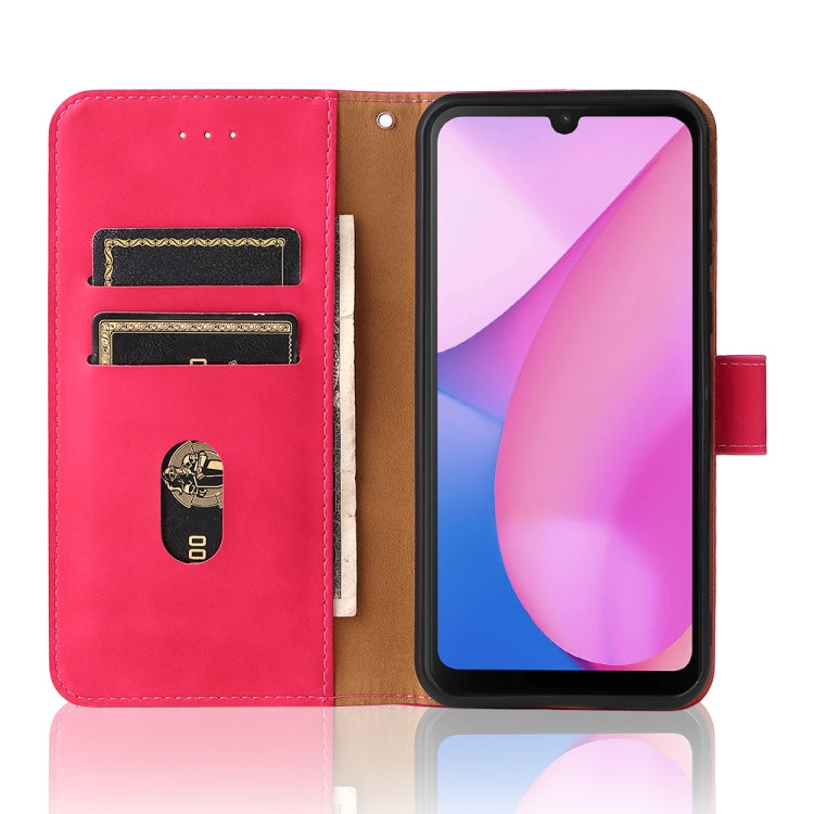 For Blackview Oscal C20 Solid Color Skin Feel Magnetic Buckle Horizontal Flip PU Phone Case(Rose Gold) - More Brand by PMC Jewellery | Online Shopping South Africa | PMC Jewellery | Buy Now Pay Later Mobicred