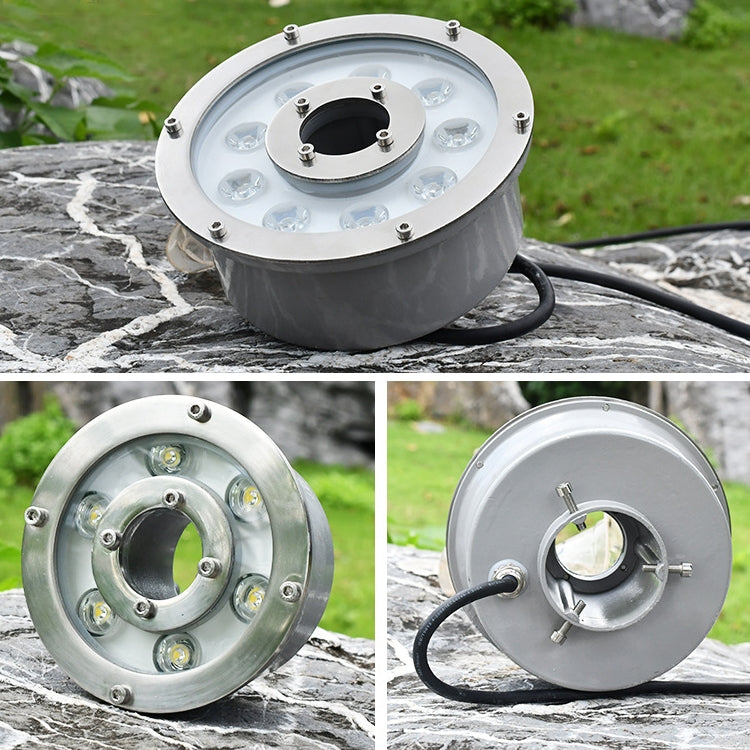 18W Landscape Ring LED Aluminum Alloy Underwater Fountain Light(Warm Light) - free shipping - PMC TechLife - Order now!