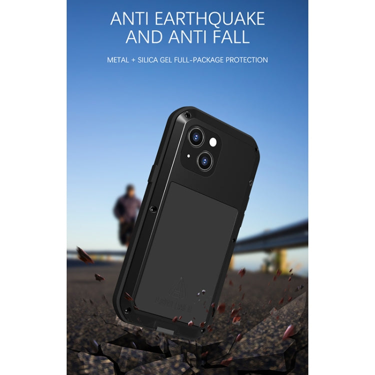 For iPhone 13 mini LOVE MEI Metal Shockproof Life Waterproof Dustproof Protective Phone Case (Yellow) - free shipping - PMC TechLife - Order now!