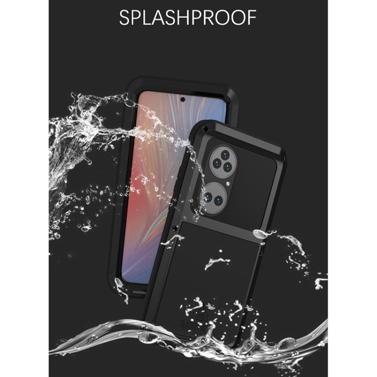 For Huawei P50 Pro LOVE MEI Metal Shockproof Waterproof Dustproof Protective Phone Case without Glass(Green) - Huawei Cases by LOVE MEI | Online Shopping South Africa | PMC Jewellery