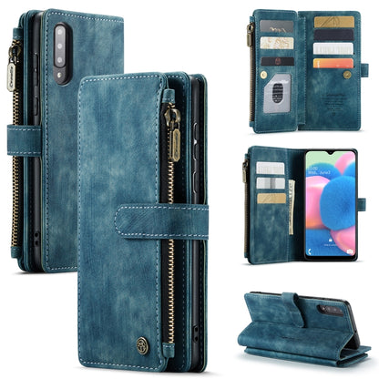 For Samsung Galaxy A30s / A50s / A50 CaseMe-C30 Multifunctional Horizontal Flip PU + TPU Phone Case(Blue) - Galaxy Phone Cases by CaseMe | Online Shopping South Africa | PMC Jewellery | Buy Now Pay Later Mobicred