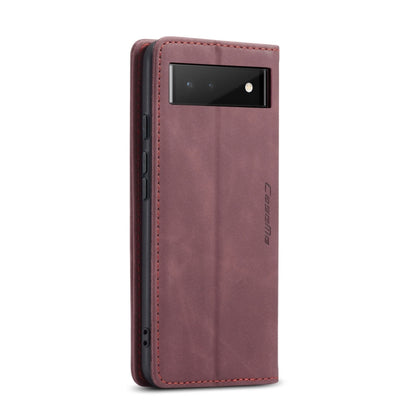 For Google Pixel 6 CaseMe 013 Multifunctional Horizontal Flip Leather Phone Case with Card Slot & Holder & Wallet(Wine Red) - Google Cases by CaseMe | Online Shopping South Africa | PMC Jewellery | Buy Now Pay Later Mobicred