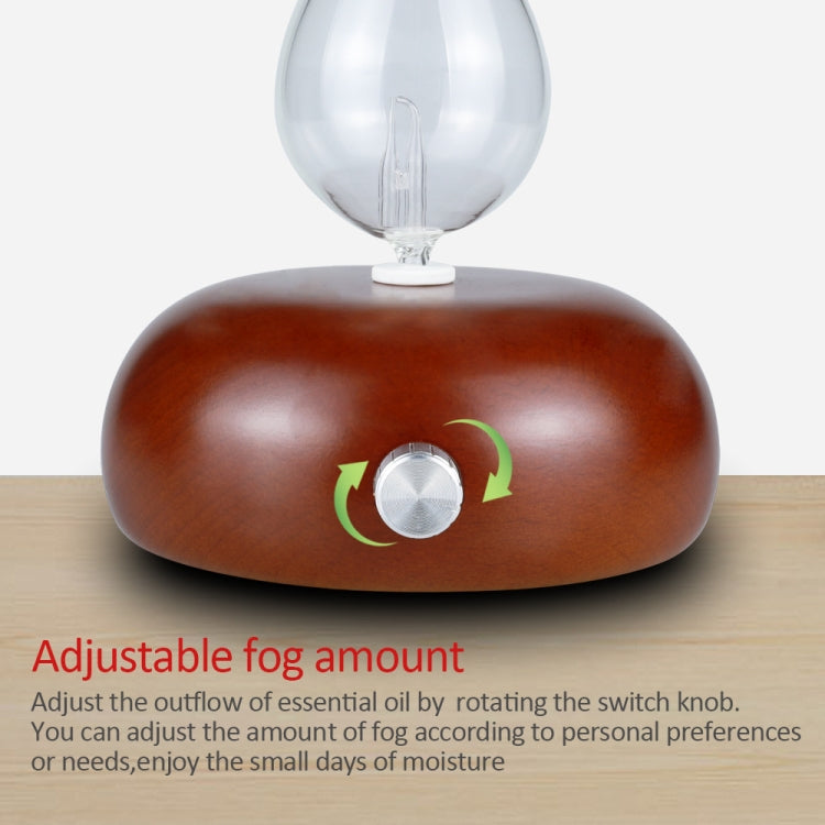 Wood Essential Oil Diffuser Aromatherapy Machine Automatic Alcohol Sprayer, Plug Specification:UK Plug(Dark Brown) - free shipping - PMC TechLife - Order now!
