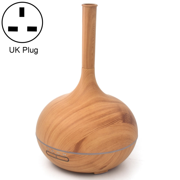 Creative Fragrance Machine Pointed Mouth Humidifier Automatic Alcohol Sprayer with Colorful LED Light, Plug Specification:UK Plug(Light Brown) - free shipping - PMC TechLife - Order now!