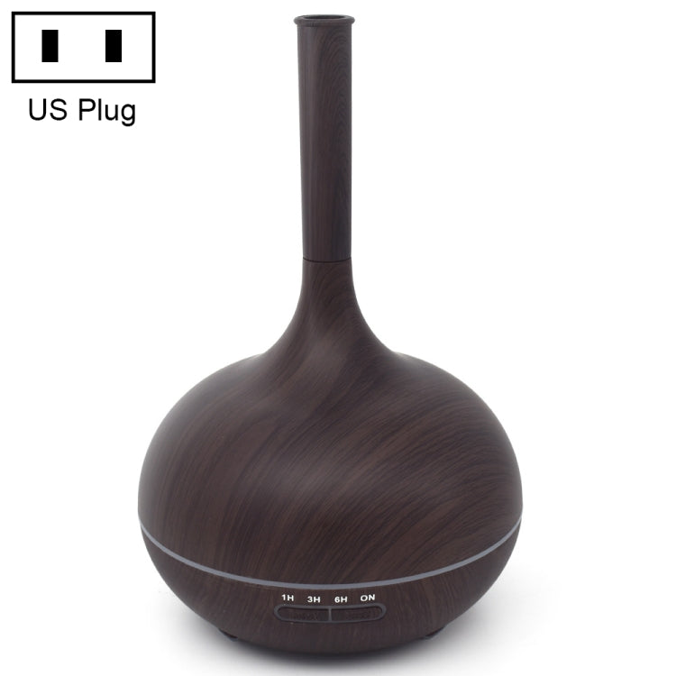 Creative Fragrance Machine Pointed Mouth Humidifier Automatic Alcohol Sprayer with Colorful LED Light, Plug Specification:US Plug(Dark Brown) - free shipping - PMC TechLife - Order now!