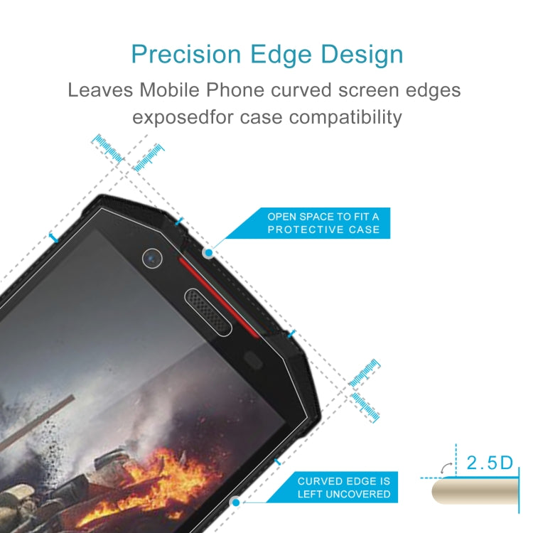 50 PCS 0.26mm 9H 2.5D Tempered Glass Film For Doogee S70 - For Doogee by PMC Jewellery | Online Shopping South Africa | PMC Jewellery | Buy Now Pay Later Mobicred