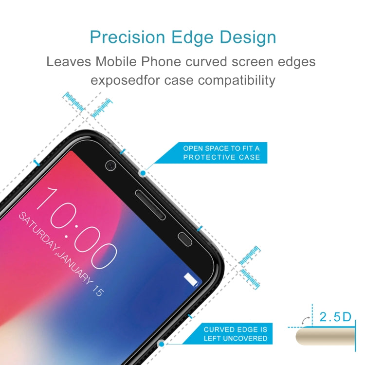 50 PCS 0.26mm 9H 2.5D Tempered Glass Film For Doogee X55 - For Doogee by PMC Jewellery | Online Shopping South Africa | PMC Jewellery | Buy Now Pay Later Mobicred