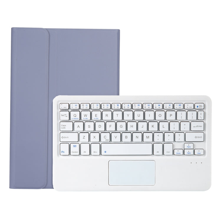 AHV7-A Lambskin Texture Ultra-thin Bluetooth Keyboard Leather Tablet Case with Touchpad For Honor Tablet V7 Pro(Purple) - Huawei Keyboard by PMC TechLife | Online Shopping South Africa | PMC TechLife