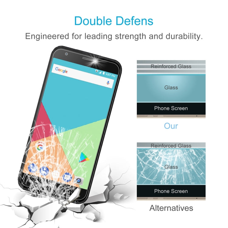 10 PCS 0.26mm 9H 2.5D Tempered Glass Film For Ulefone S7 - Ulefone Tempered Glass by PMC Jewellery | Online Shopping South Africa | PMC Jewellery | Buy Now Pay Later Mobicred