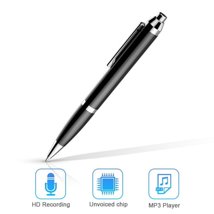 Q90 Intelligent HD Digital Noise Reduction Recording Pen, Capacity:4GB(Black) - Recording Pen by PMC TechLife | Online Shopping South Africa | PMC TechLife | Buy Now Pay Later Mobicred