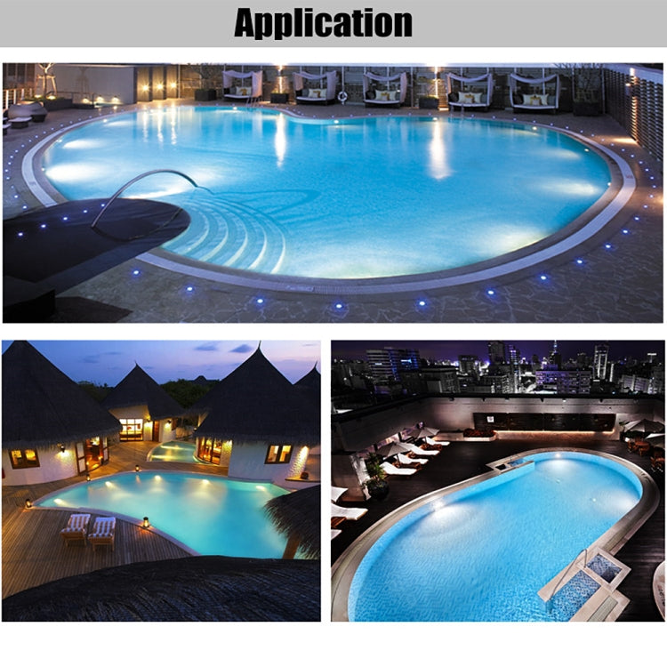 12W LED Stainless Steel Wall-mounted Pool Light Landscape Underwater Light(Colorful Light) - Underwater Lights by PMc TechLife | Online Shopping South Africa | PMc TechLife | Buy Now Pay Later Mobicred