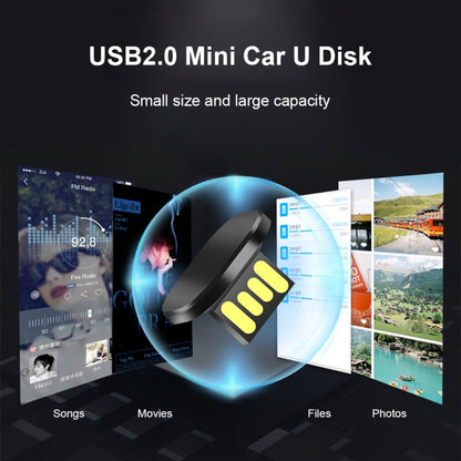 Car USB Interface Mini Metal U Disk, Capacity:64GB - USB Flash Drives by PMC Jewellery | Online Shopping South Africa | PMC Jewellery | Buy Now Pay Later Mobicred