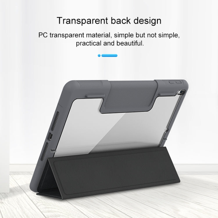 For iPad 9.7 Mutural Horizontal Flip PC + TPU + PU Leather Case with Holder & Pen Slot(Red) - free shipping - PMC TechLife - Order now!