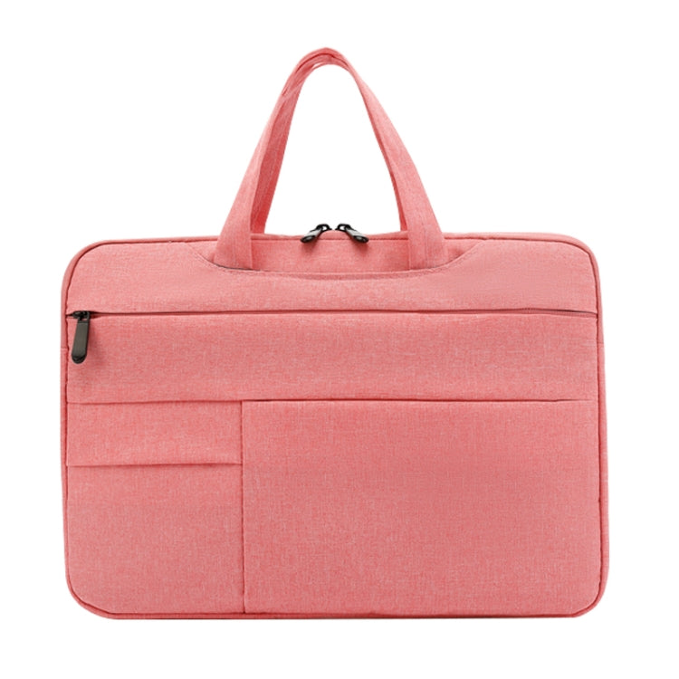 POFOKO C510 Waterproof Oxford Cloth Laptop Handbag For 12-13 inch Laptops(Pink) - 12.1 inch by POFOKO | Online Shopping South Africa | PMC Jewellery | Buy Now Pay Later Mobicred