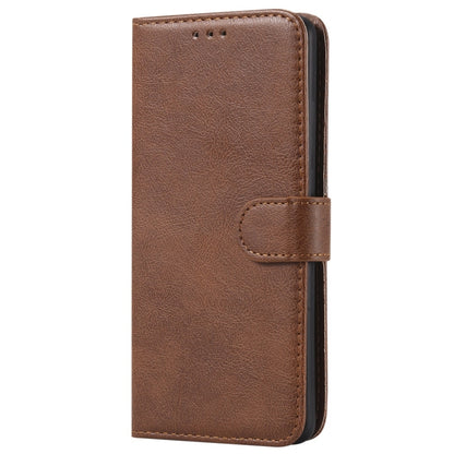 For Huawei P30 Pro Solid Color Horizontal Flip Protective Case with Holder & Card Slots & Wallet & Photo Frame & Lanyard(Brown) - Huawei Cases by PMC Jewellery | Online Shopping South Africa | PMC Jewellery