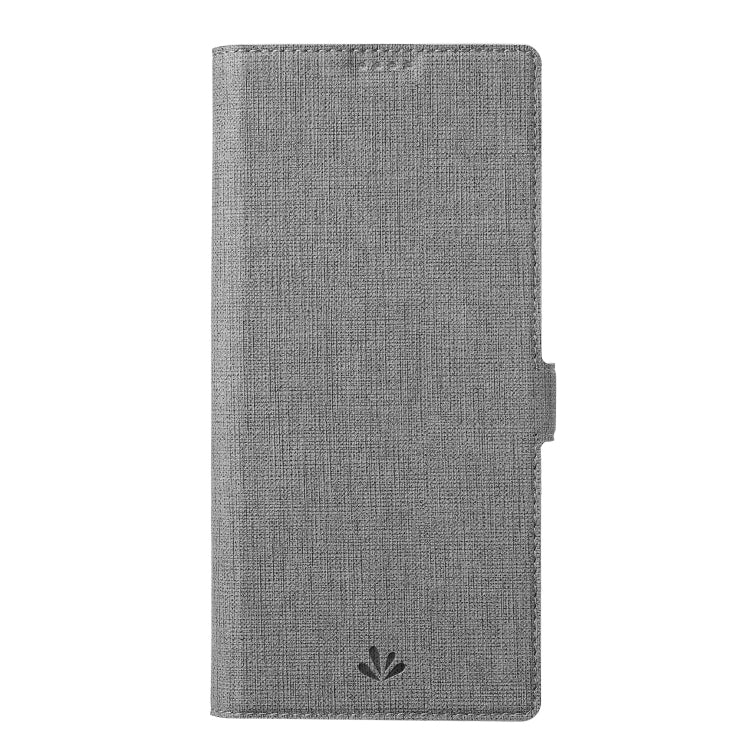 For Sharp Aquos Sense 6 ViLi K Series Magnetic Buckle Horizontal Flip Leather Phone Case(Grey) - free shipping - PMC Jewellery - Order now!
