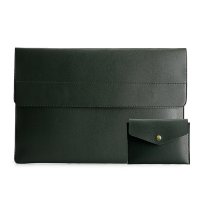 13.3 inch POFOKO Lightweight Waterproof Laptop Protective Bag(Dark Green) - 13.3 inch by POFOKO | Online Shopping South Africa | PMC Jewellery | Buy Now Pay Later Mobicred