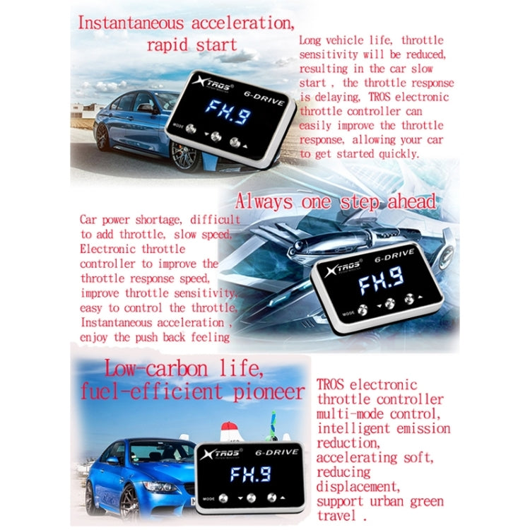 For Proton Persona TROS TS-6Drive Potent Booster Electronic Throttle Controller - Car Modification by TROS | Online Shopping South Africa | PMC Jewellery | Buy Now Pay Later Mobicred