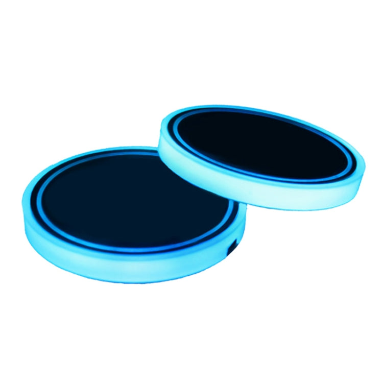 Car AcrylicColorful USB Charger Water Cup Groove LED Atmosphere Light(Glove) - Car Drink Holders by PMC TechLife | Online Shopping South Africa | PMC TechLife | Buy Now Pay Later Mobicred