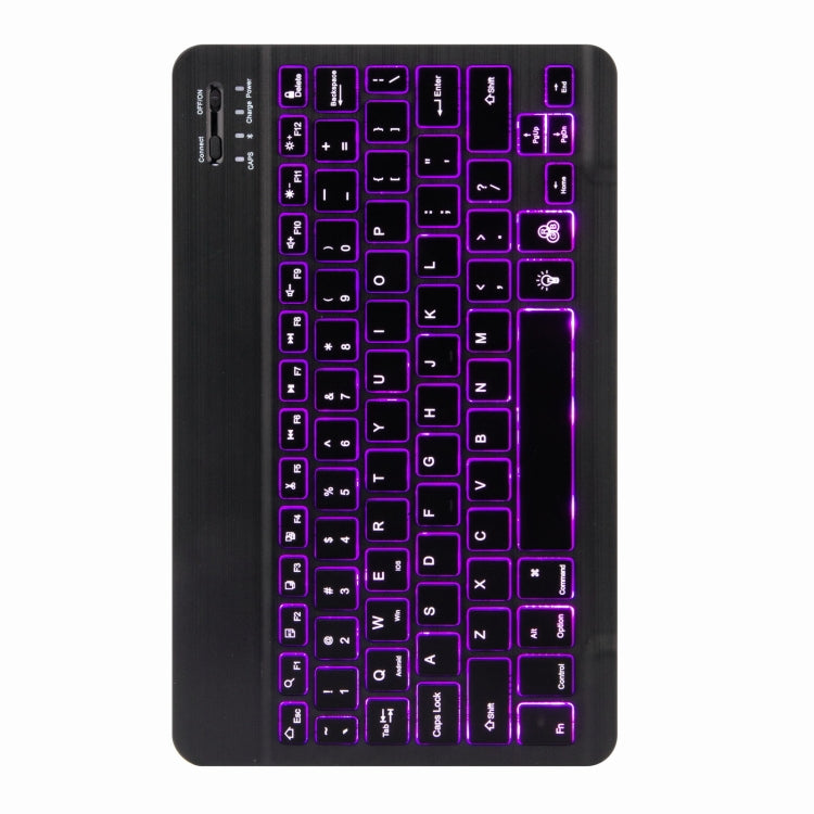 H-097S Monochrome Backlight Bluetooth Keyboard Leather Case with Rear Three-fold Holder For iPad 9.7 2018 & 2017(Dark Night Green) - Universal by PMC TechLife | Online Shopping South Africa | PMC TechLife
