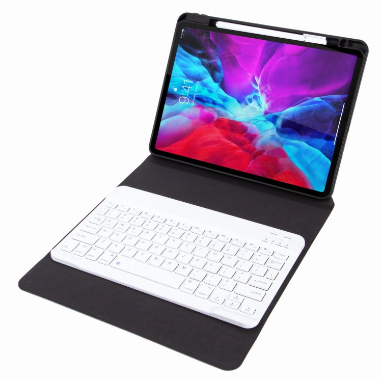 H-097 Bluetooth Keyboard Leather Case with Rear Three-fold Holder For iPad 9.7 2018 & 2017(Rainbow) - free shipping - PMC TechLife - Order now!