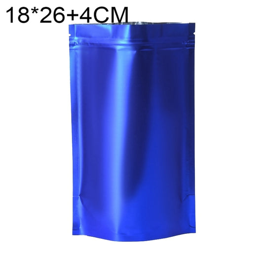 100 PCS/Set Matte Aluminum Foil Snack Stand-up Pouch, Size:18x26+4cm(Blue) - Preservation Supplies by PMC Jewellery | Online Shopping South Africa | PMC Jewellery | Buy Now Pay Later Mobicred