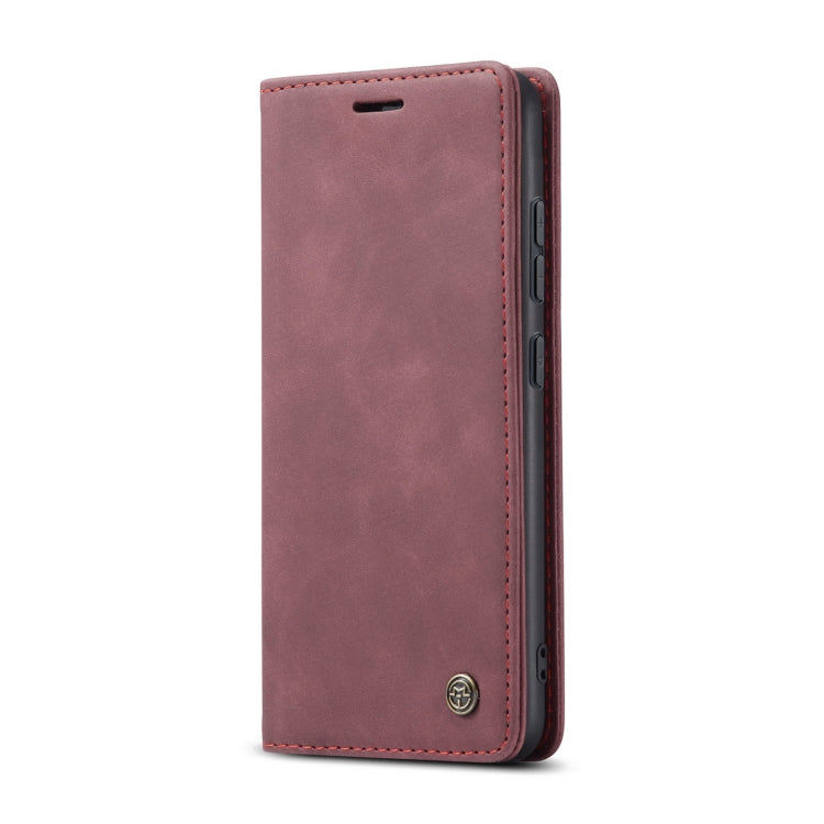 For Samsung Galaxy S22+ CaseMe 013 Multifunctional Horizontal Flip Leather Phone Case(Wine Red) - Galaxy S22+ 5G Cases by CaseMe | Online Shopping South Africa | PMC Jewellery | Buy Now Pay Later Mobicred