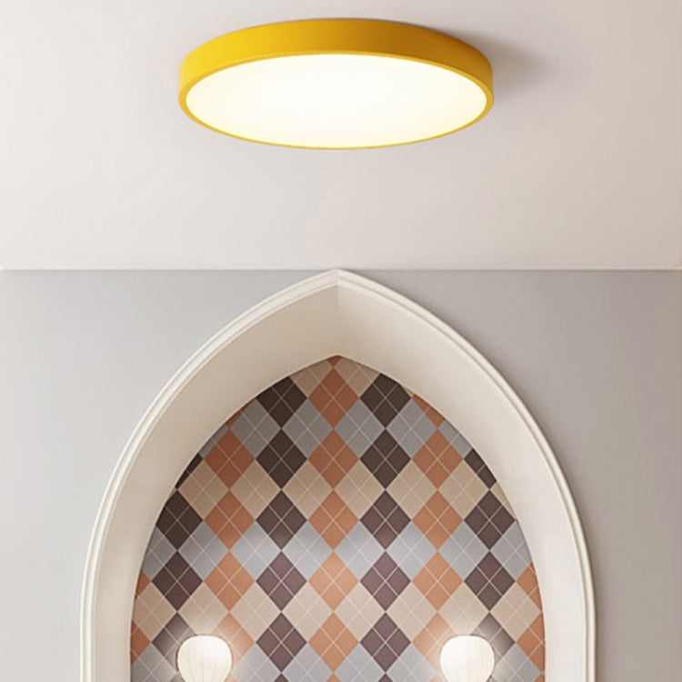 Macaron LED Round Ceiling Lamp, White Light, Size:30cm(Black) - Celling Lights & Chandeliers by PMc TechLife | Online Shopping South Africa | PMc TechLife | Buy Now Pay Later Mobicred