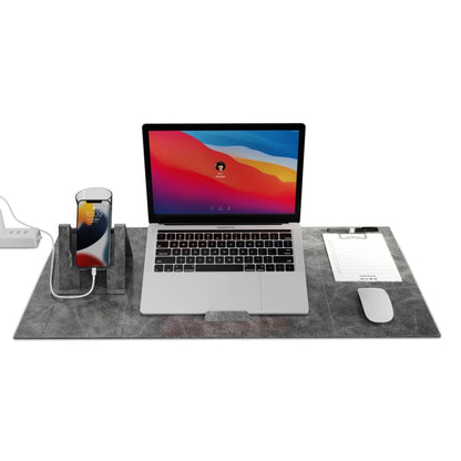 Multifunctional Foldable Phone Bracket Tablet Holder Table Mat(Light Grey) - Mouse Pads by PMC Jewellery | Online Shopping South Africa | PMC Jewellery | Buy Now Pay Later Mobicred